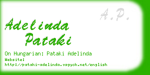 adelinda pataki business card